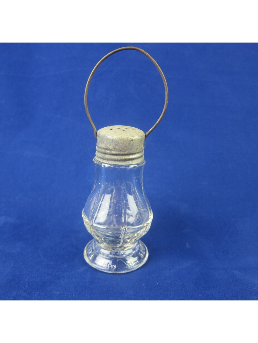 EAPG Victorian Glass Crystal Lantern Salt Shaker Antique circa 1904